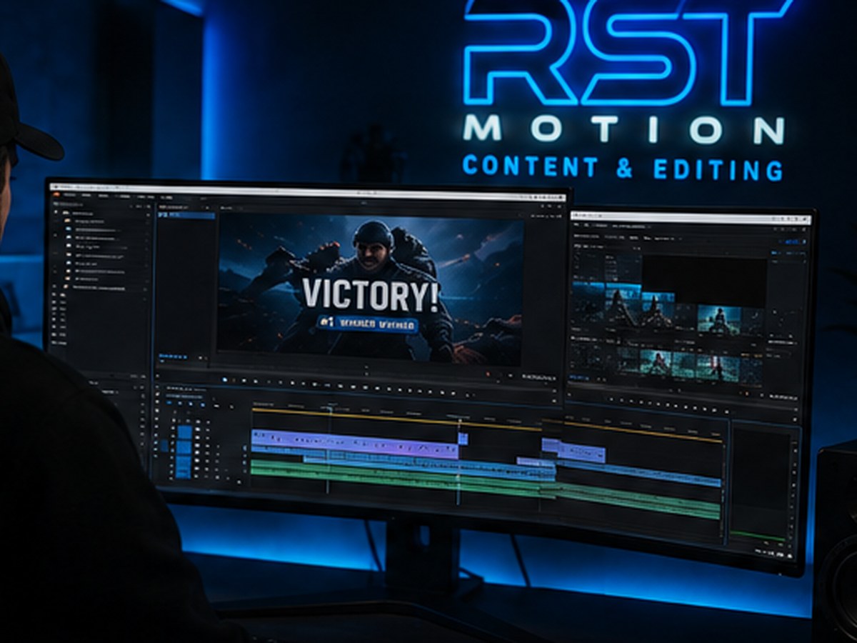 Video Editing Arbeitsplatz